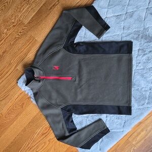 Spyder Grey/Black Quarter Zip Pull Over, Men's Medium, Great Condition